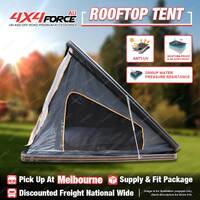 4X4FORCE Rooftop Tent Gray+Orange - 400G Polyester Cotton Waterproof MEL