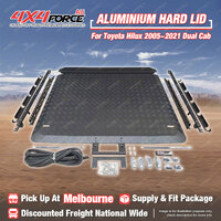 4X4FORCE HD Aluminium Hard Lid Cover for Toyota Hilux 2005-2021 Dual Cab Ute MEL