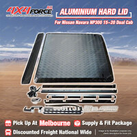 4X4FORCE Aluminium Hard Lid Cover for Nissan Navara NP300 15-20 Dual Cab Ute MEL