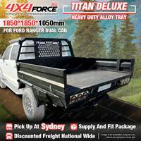 4X4FORCE Aluminium Trays 1850x1850x1050mm for Ford Ranger Dual Cab Ute SYD