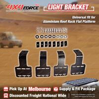 Light Bracket for Universal Aluminium Roof Rack Flat Platform MEL Stock