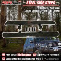 Heavy Duty Steel Side Steps Side Bar Powder Coated for Ford Ranger T7 MEL Stock