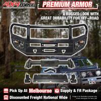 Premium Armor Bumper Bullbar Skid Plate & LOOP for Isuzu D-MAX 12-16 MEL Stock