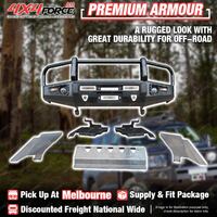 Armor Bullbar Guard Plate 3 LOOP for Nissan Patrol Y61 GU 05-On MEL Stock