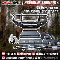 Premium Armor Bullbar Skid Plate 3 LOOP for Mitsubishi Triton ML MN MEL Stock