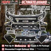 Ultimate Guard Front Bull Bar No Loop Bumper Bar for Volkswagen Amarok 10-20 MEL