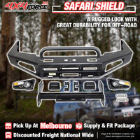 Safari Shield Front Bull Bar U Loop Bumper Bar for Nissan Navara D22 MEL Stock