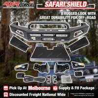 Safari Shield Front Bull Bar U Loop Bumper Bar for Nissan Patrol Y62 10-19 MEL