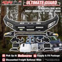 Ultimate Guard Front Bull Bar No Loop Bumper for Mitsubishi Pajero V97 06-16 MEL