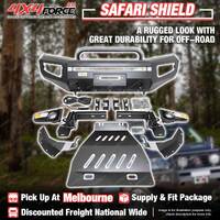 Safari Shield Front Bull Bar U Loop Bumper for Nissan Navara D23 NP300 15-20 MEL