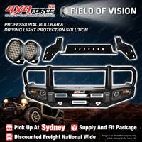 Armor Bumper Bullbar Skid Plate & LOOP light for Isuzu D-Max 18-on SYD Stock