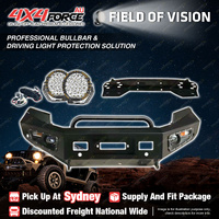 Safari Shield U Loop Bumper Bullbar Drive Lights for Ford Ranger PX T7 SYD Stock