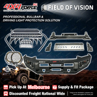 Ultimate Guard No Loop Bullbar Lights Side Steps for Isuzu D-Max 12-16 MEL