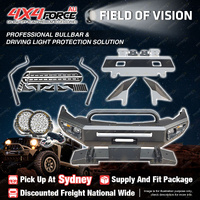 Safari Shield U Loop Bullbar Light Side Steps for Mitsubishi Triton MQ 15-18 SYD