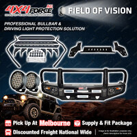 MEL Stock Armor Bullbar Skid Plate LOOP lights Side Steps for Isuzu D-Max 18-on