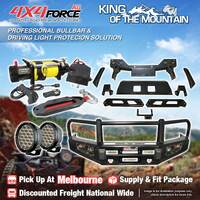 Armor Bullbar Skid Plate 3 LOOP light Winch for Ford Ranger PX T6 MEL Stock