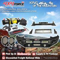 Performance Guard Bullbar Skid Plate light Winch for Isuzu D-MAX 12-16 MEL Stock