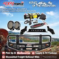 Armor Bumper Bullbar Skid Plate LOOP light Winch for Isuzu D-Max 18-on MEL Stock