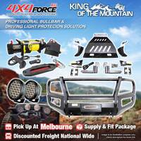 Armor Bullbar Skid Plate LOOP light Winch for Nissan Navara NP300 D23 15-20 MEL