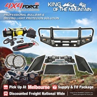 Premium Armor 3 Loop Bullbar Lights Winch for Toyota Landcruiser 100 Series MEL