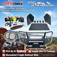 Premium Armor 3 Loop Bumper Bullbar Lights Winch for Isuzu D-Max 21-23 SYD Stock