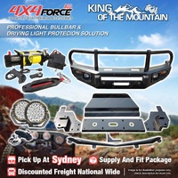 Premium Armor 3 Loop Bumper Bullbar Lights Winch for Mitsubishi Triton ML MN SYD