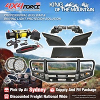 Premium Armor 3 Loop Bullbar Lights Winch for Toyota Landcruiser 105 Series SYD