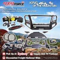 Premium Armor 3 Loop Bullbar Lights Winch for Nissan Navara NP300 D23 21+ SYD