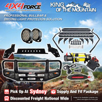 Armor Bumper Bullbar LOOP Lights Winch Side Step for Isuzu D-Max 18-on SYD Stock