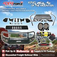 Armor Bullbar LOOP Lights Winch Side Step for Mitsubishi Triton MQ MEL Stock