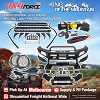 Safari Shield Bullbar Lights Side Steps Winch for Toyota Hilux Revo 15-On MEL