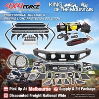 Ultimate Guard No Loop Bullbar Lights Side Steps Winch for Ford Ranger T9 MEL