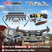 Ultimate Guard No Loop Bullbar Lights Side Steps Winch for Nissan Navara D22 MEL