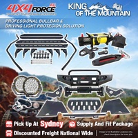 Safari Shield Bullbar Lights Side Steps Winch for Toyota Hilux Vigo 05-11 SYD