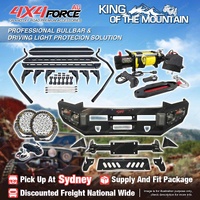 Ultimate Guard No Loop Bullbar Lights Side Steps Winch for Isuzu D-Max 18-20 SYD