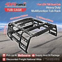 HD Ute Tub Ladder Rack Multifunction Steel Carrier Cage for LDV T60 Dual Cab MEL