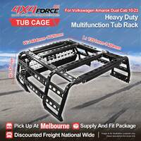 HD Ute Tub Ladder Rack Multifunction Steel Carrier Cage for VW Amarok MEL