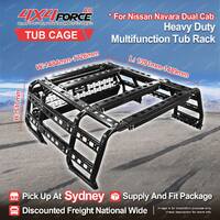 HD Ute Tub Ladder Rack Multifunction Steel Carrier Cage for Nissan Navara SYD