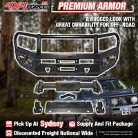 Premium Armor Bumper Bullbar Skid Plate & LOOP for Isuzu D-MAX 12-16 SYD Stock