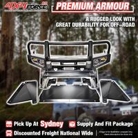 Premium Armor Bumper Bullbar Guard Plate 3 LOOP for Toyota Prado 120 SYD Stock