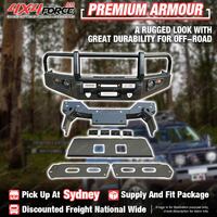 Premium Armor Bumper Bullbar 3 LOOP Guard Plate for Mazda BT50 11-18 SYD Stock