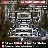 Premium Armor Bumper Bar Bullbar Skid Plate 3 LOOP for Ford Ranger T6 SYD Stock