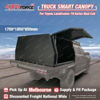 Aluminium Canopy Tool Box 1750*1850*850 for Toyota LandCruiser Dual Cab MEL