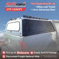 4X4FORCE Ute Steel Tub Canopy 200KG Load for Toyota Hilux Dual Cab 05-on MEL