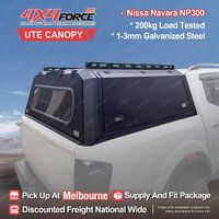 4X4FORCE Ute Steel Tub Canopy 200KG Load for Nissa Navara NP300 Dual Cab MEL