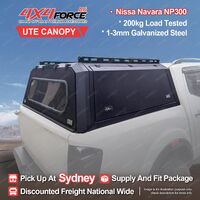 4X4FORCE Ute HD Steel Tub Canopy 200KG Load for Nissa Navara NP300 Dual Cab SYD