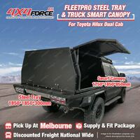 Steel Tray 1850*1850*900 & Canopy 1750*1850*850 for Toyota Hilux Dual Cab MEL