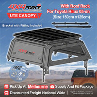 Ute Tub Canopy 150*125 Aluminium Roof Rack Flat Platform for Toyota Hilux MEL