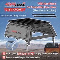 Ute Tub Canopy & 150*125cm Roof Rack Flat Platform for Toyota Hilux Revo SYD