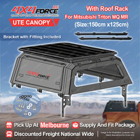 Ute Tub Canopy & 150*125 Roof Rack Flat Platform for Mitsubishi Triton MQ MR SYD